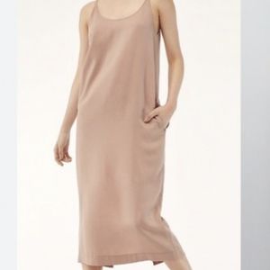 Aritzia babaton soft pink pocket dress